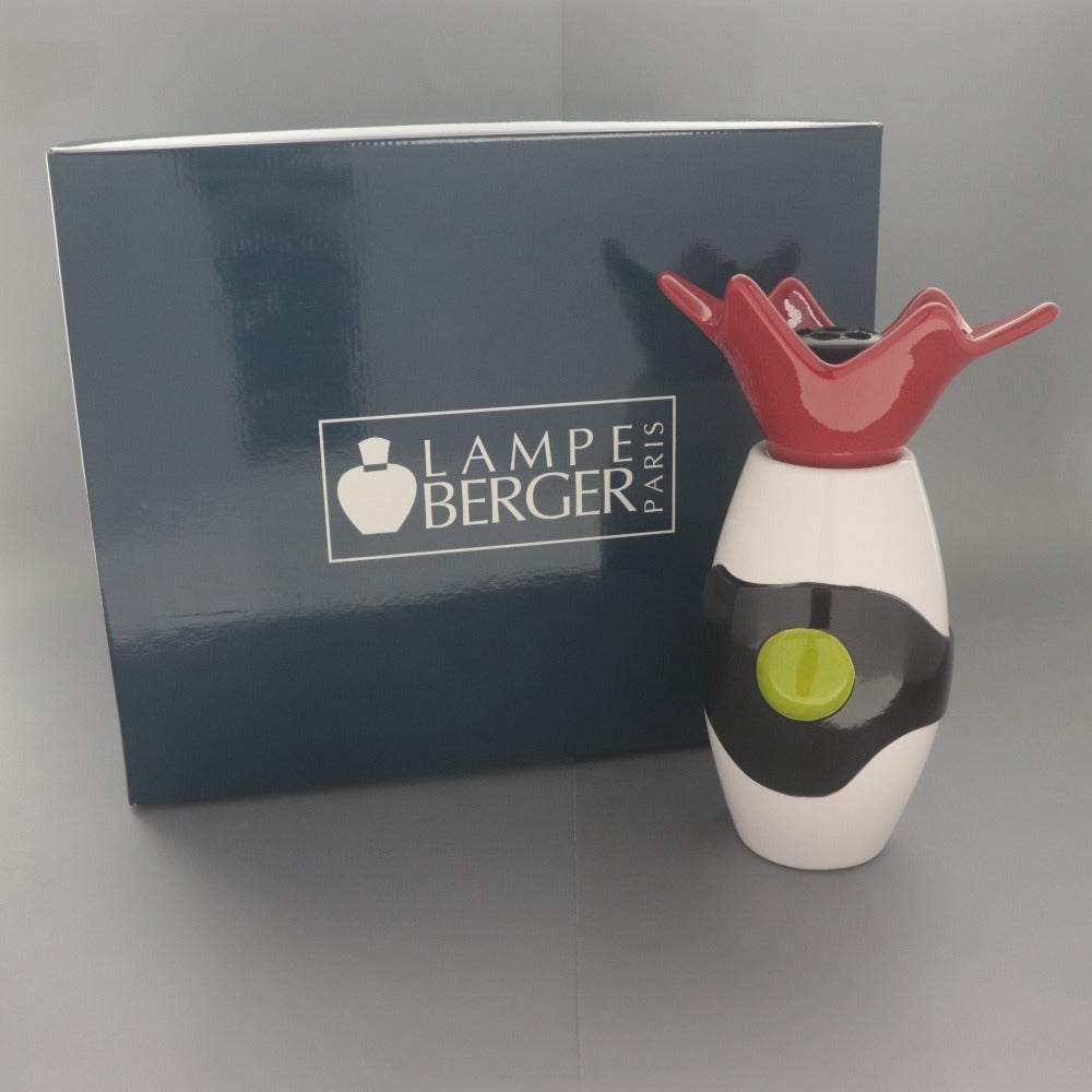 ■ LAMPE BERGER ランプペルジェ アロマランプ サーカス Regis Dho デザイン LUNEVILLE 製造 陶器 芳香器 付属品付き 未使用