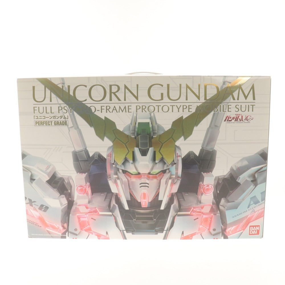 ■ バンダイ プラモデル 1/60 RX-0 ユニコーンガンダム フルサイコフレーム パーフェクトグレード PG 機動戦士 付属品付き 未開封 未使用