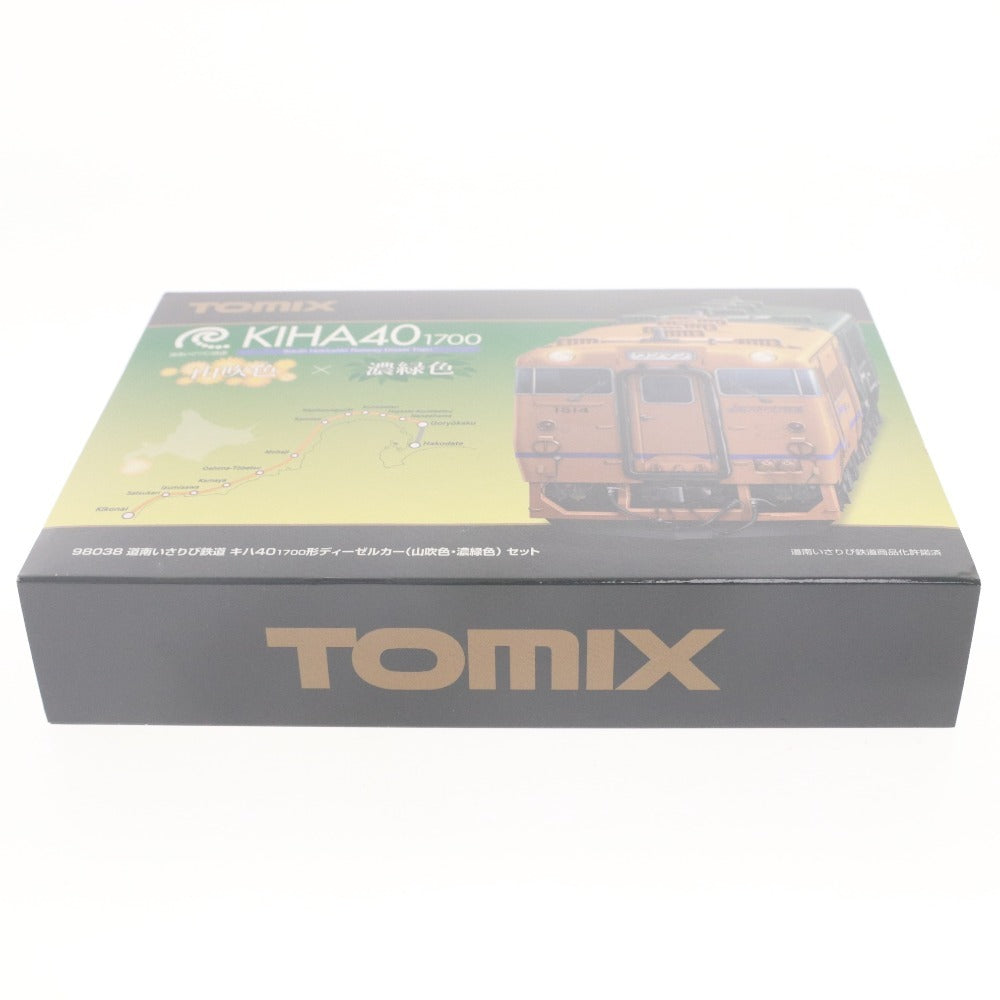 ■ TOMIX トミックス Nゲージ 道南いさりび鉄道 キハ40系 1700番台 ディーゼルカー 98038 山吹色・濃緑色セット 新品 未使用