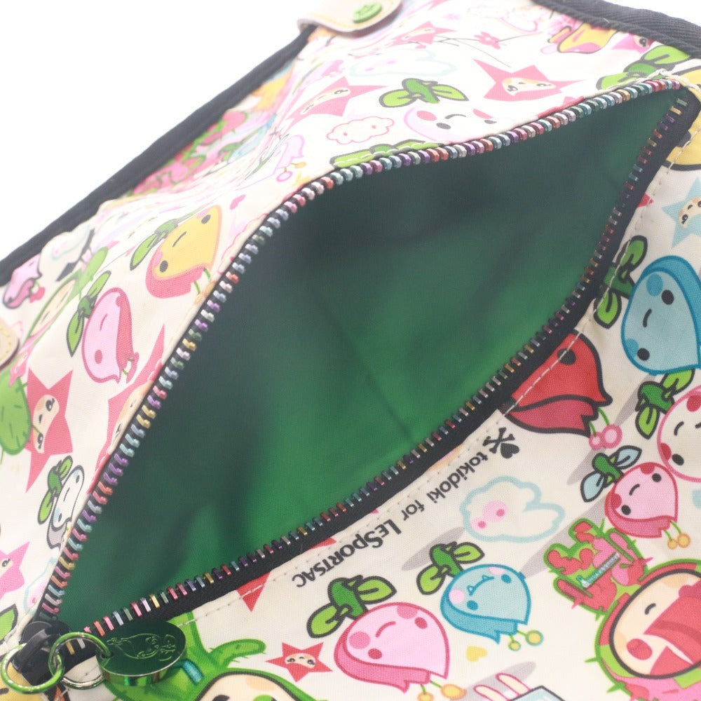 ■ LESPORTSAC レスポートサック ショルダーバッグ 鞄 ファスナー ポケット カラフル金具 メンズ レディース マルチカラー