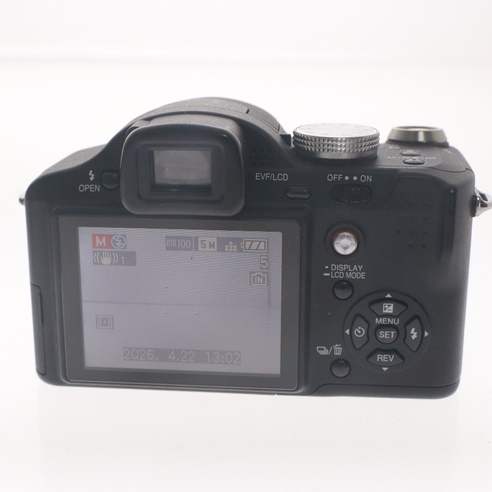 ■ Panasonic パナソニック デジタル カメラ LUMIX DMC-FZ8-K デジカメ レンズ 1:2.8-3.3/6-72 通電確認済み 箱 付属品付き