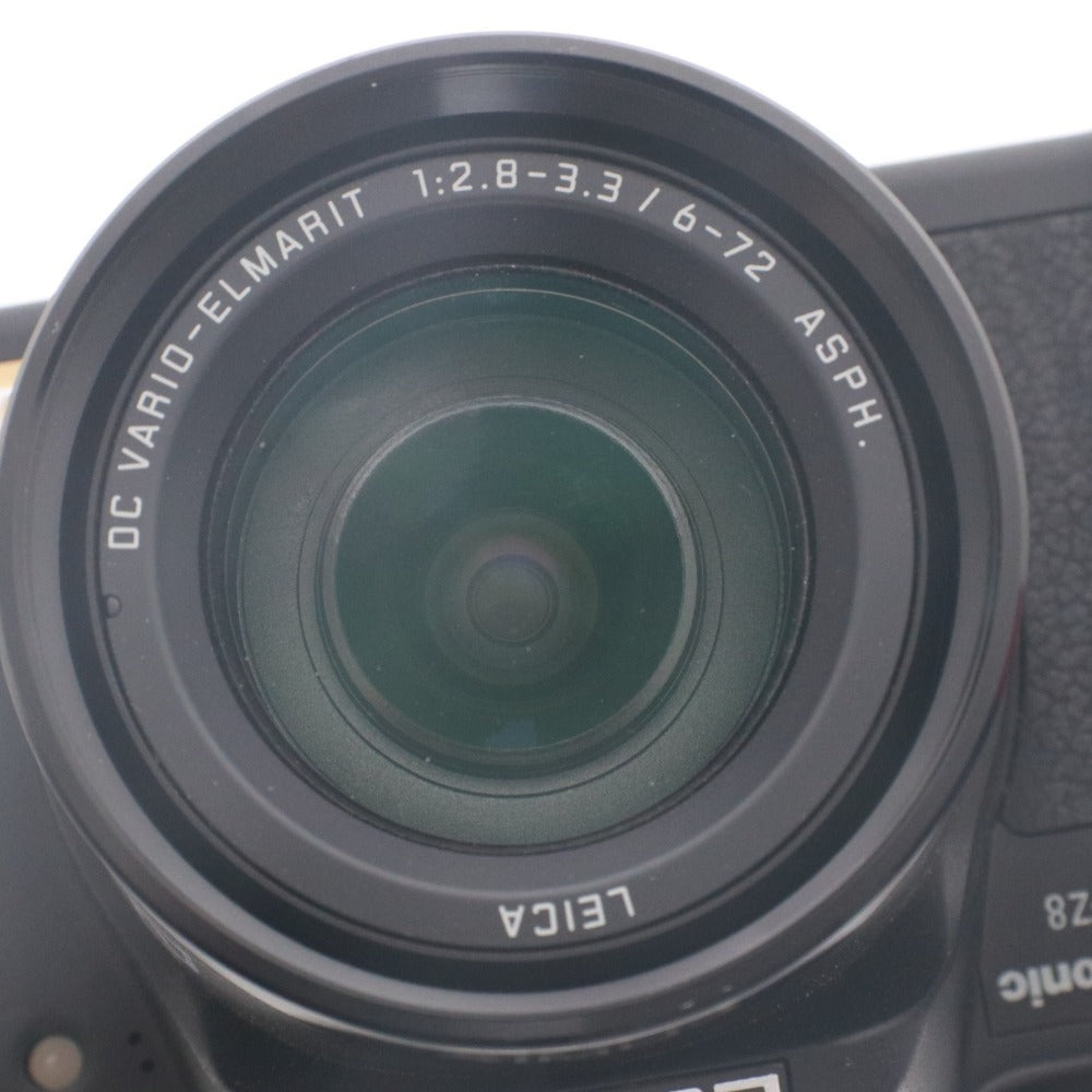 ■ Panasonic パナソニック デジタル カメラ LUMIX DMC-FZ8-K デジカメ レンズ 1:2.8-3.3/6-72 通電確認済み 箱 付属品付き