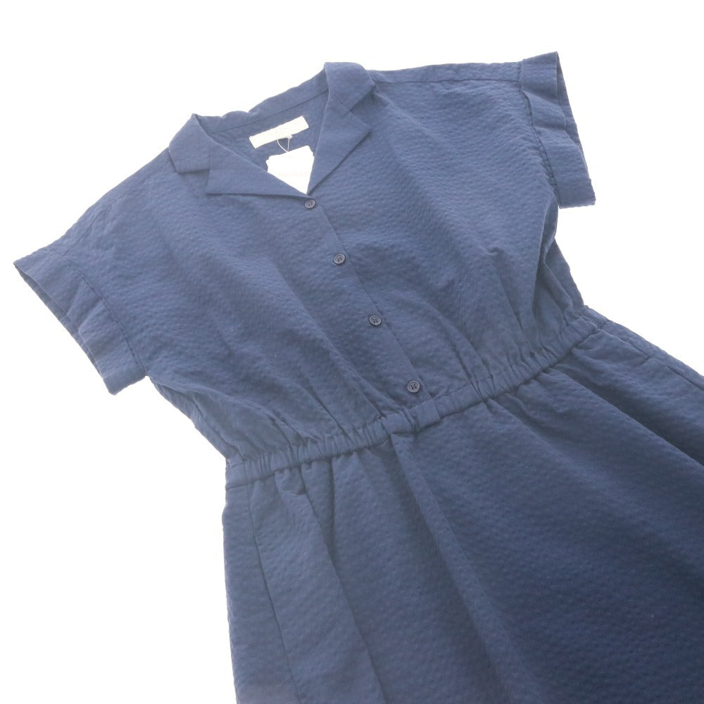 ■ B:MING by BEAMS ビーミングbyビームス ワンピース トップス ボトムス 無地 ボタン レディース M ネイビー タグ付き 未使用