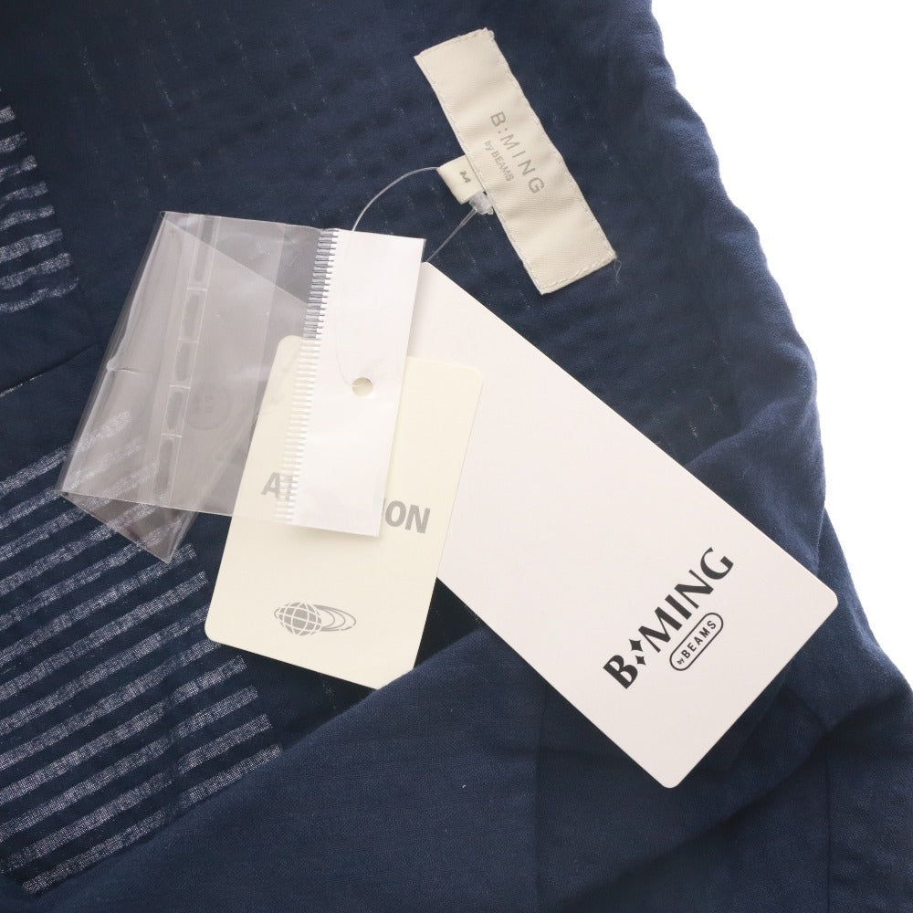 ■ B:MING by BEAMS ビーミングbyビームス ワンピース トップス ボトムス 無地 ボタン レディース M ネイビー タグ付き 未使用