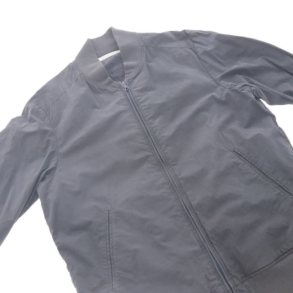 ■ Silver and Gold シルバーアンドゴールド COMES A TIME ジャケット アウター ファスナー ポケット メンズ M ダークグレー系