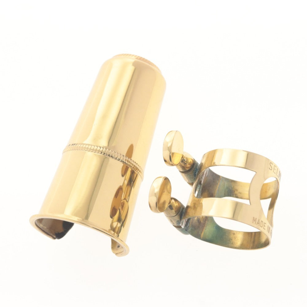 ● Selmer セルマー マウスピース Super Session E スーパーセッション ソプラノサックス用 ビンテージ リガチャー/キャップ付き
