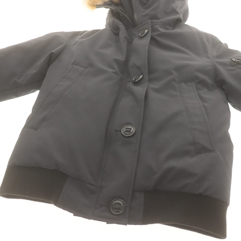 ■ カナダグース ダウンジャケット 長袖 アウター LABRADOR BOMBER 7967JL ショート丈 フード取り外し式 レディース S ダークネイビー