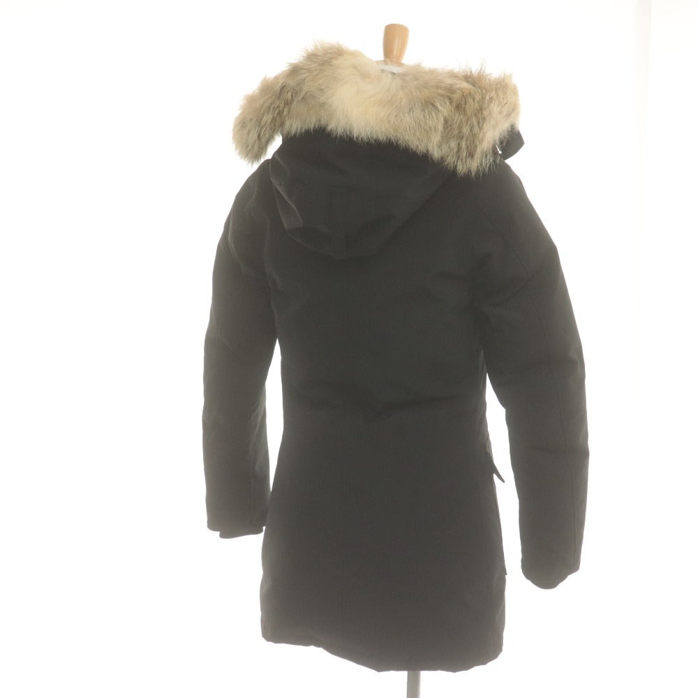 ■ CANADA GOOSE ダウンコート ジャケット長袖 アウター BRONTE PARKA 2603JL フード取外式 レディース S ブラック 黒 タグ付き 未使用