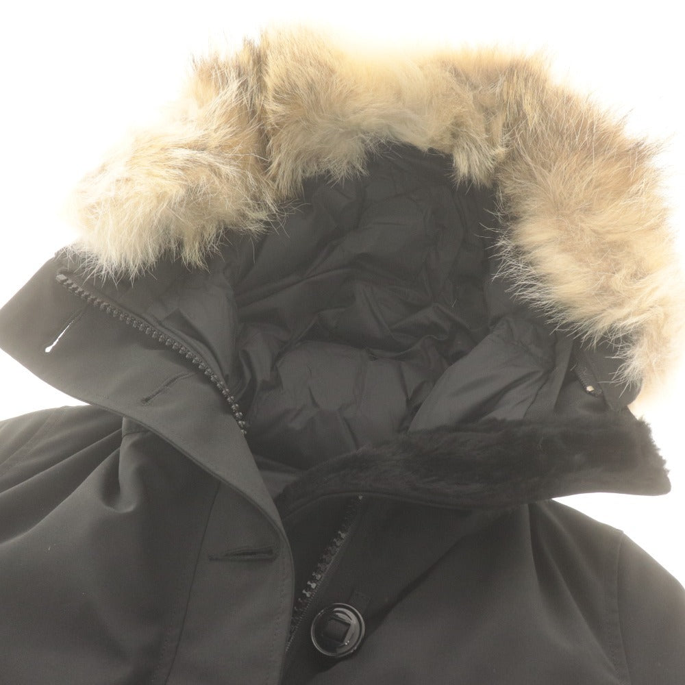 ■ CANADA GOOSE ダウンコート ジャケット長袖 アウター BRONTE PARKA 2603JL フード取外式 レディース S ブラック 黒 タグ付き 未使用