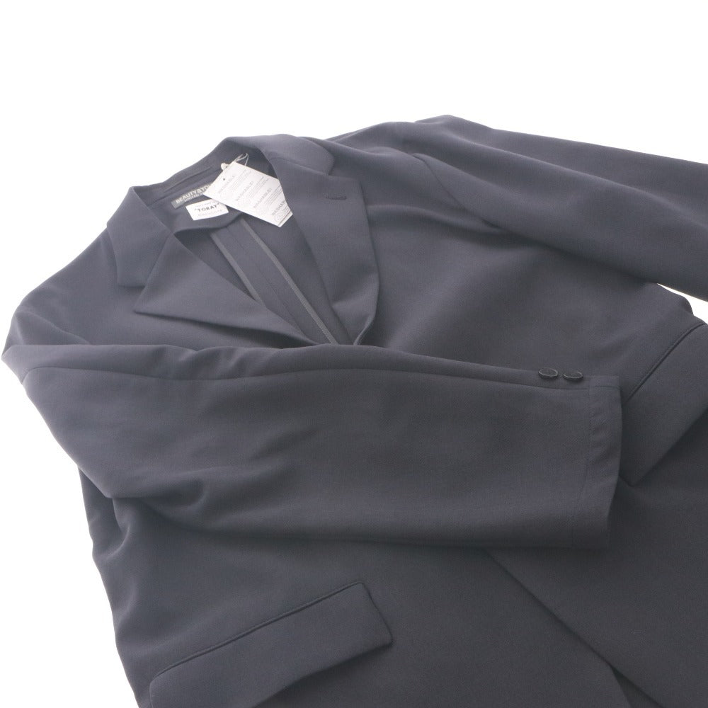 ■ BEAUTY&YOUTH UNITED ARROWS テーラードジャケット 長袖 アウター TORAY RIRANCHA 襟 ボタン メンズ L ネイビー タグ付き 未使用