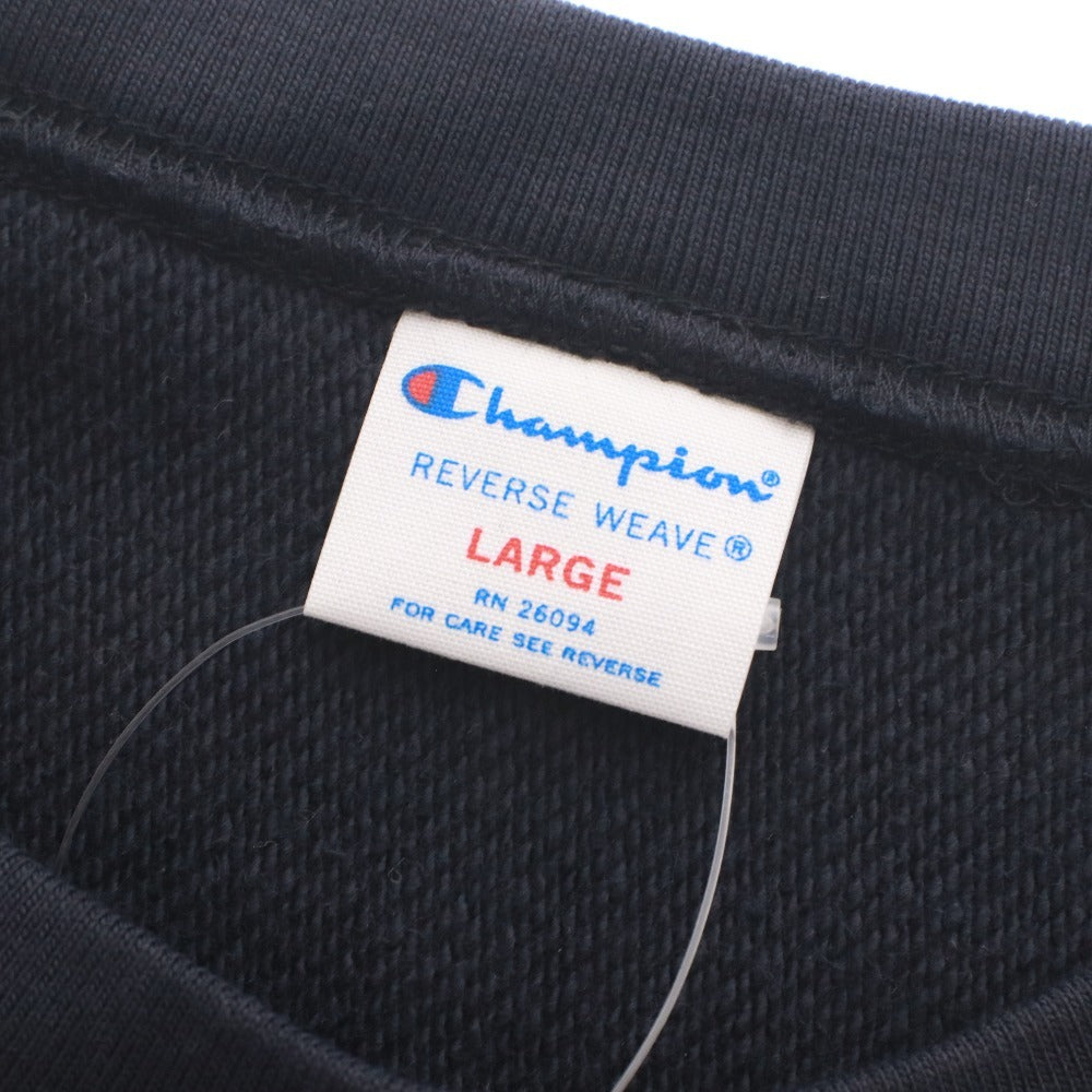 ■ Champion チャンピオン クルーネックスウェットシャツ 長袖 トップス C8-H002 トレーナー メンズ L ネイビー タグ付き 未使用