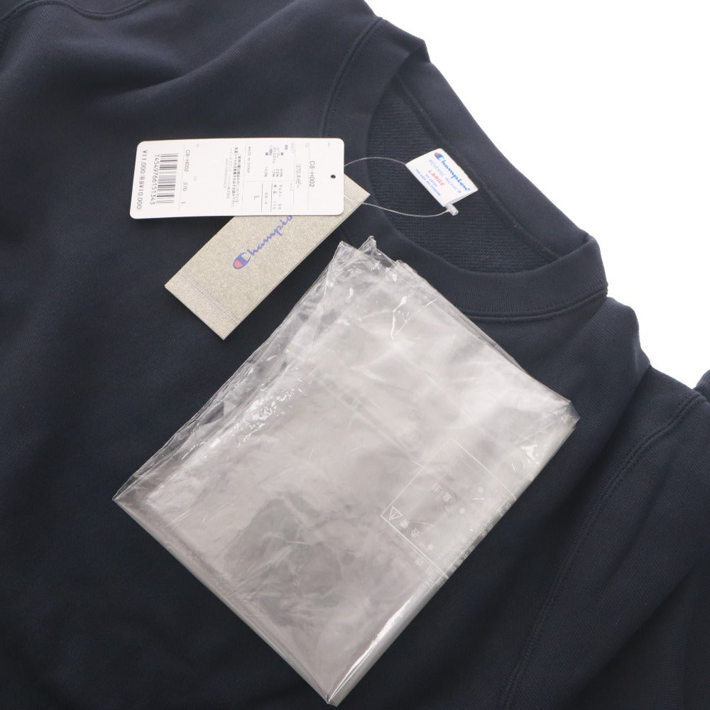 ■ Champion チャンピオン クルーネックスウェットシャツ 長袖 トップス C8-H002 トレーナー メンズ L ネイビー タグ付き 未使用