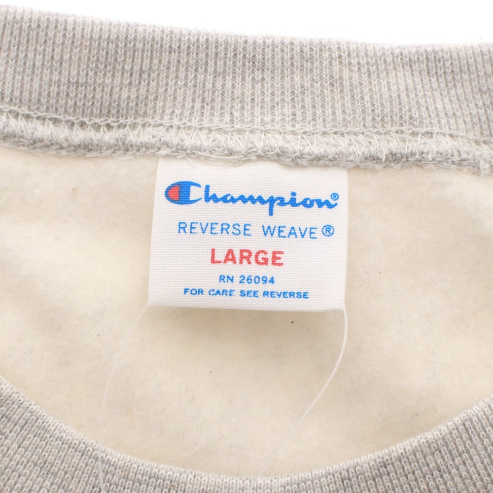■ Champion チャンピオン クルーネックスウェットシャツ 長袖 トップス C8-H001 トレーナー メンズ L ライトグレー タグ付き 未使用