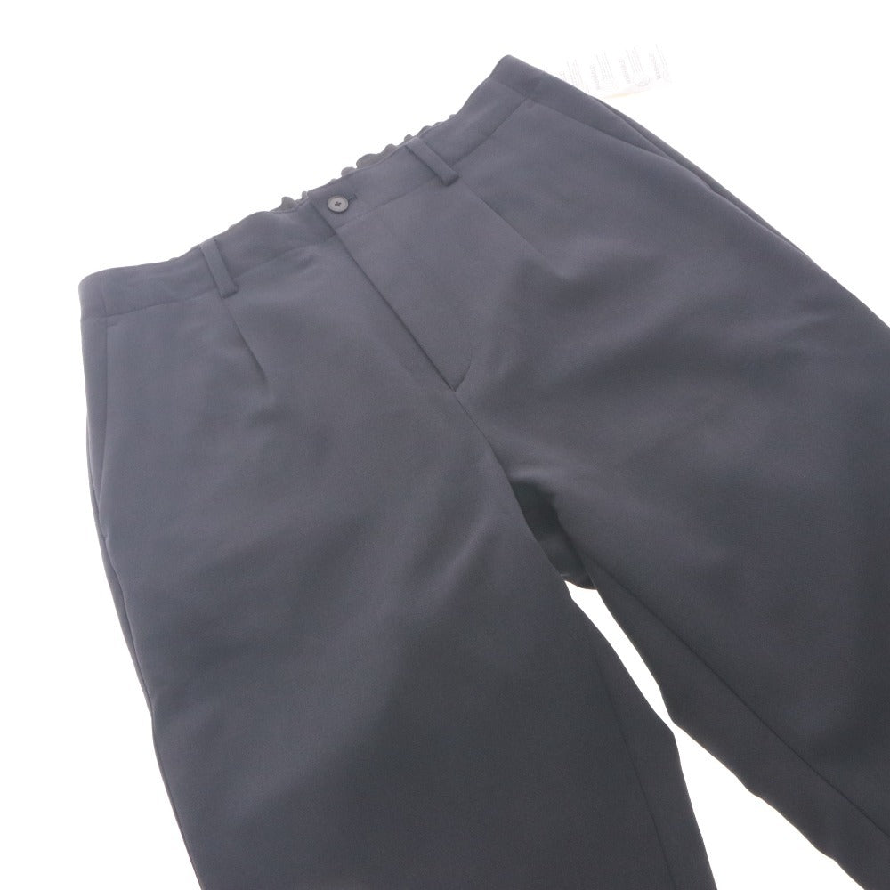 ■ BEAUTY&YOUTH UNITED ARROWS イージーパンツ ボトムス TORAY WLZ 1プリーツ テーパード セット対応 メンズ L ネイビー タグ付き 未使用
