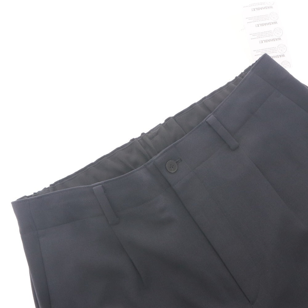 ■ BEAUTY&YOUTH UNITED ARROWS イージーパンツ ボトムス TORAY WLZ 1プリーツ テーパード セット対応 メンズ L ネイビー タグ付き 未使用