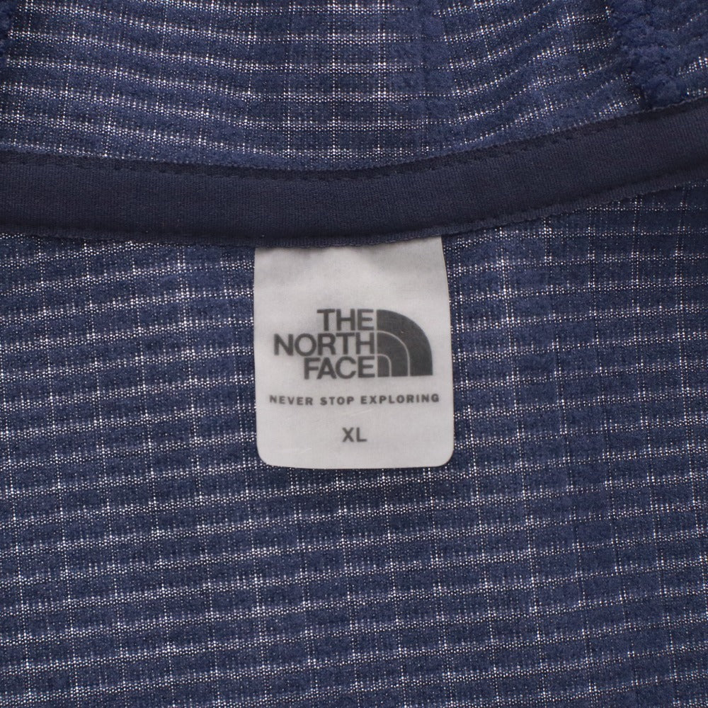 ■ THE NORTH FACE パーカー 長袖 アウター サーマルバーサグリッドフーディ 保温 中間着 メンズ XL コズミックブルー タグ付き 未使用