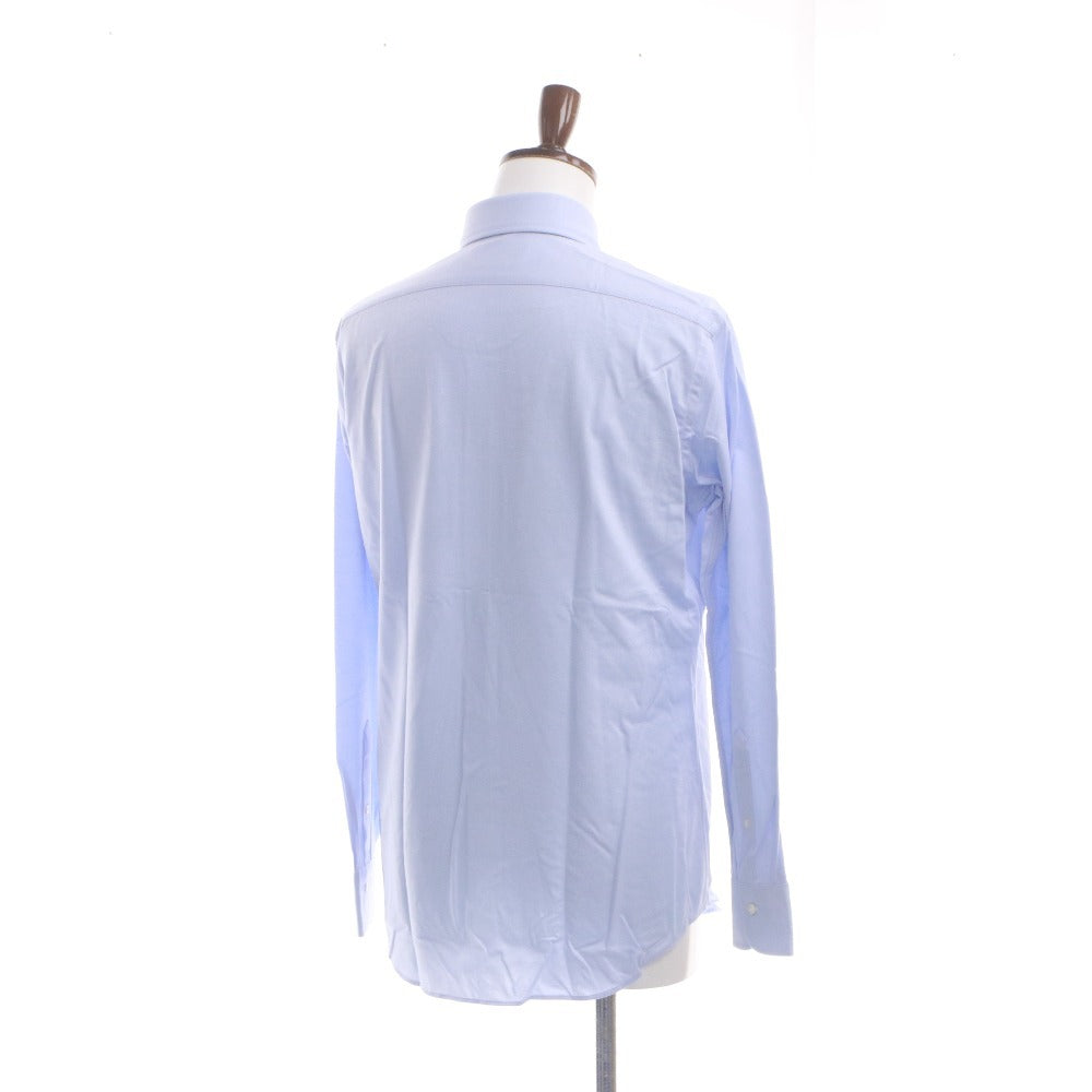 ■ Makers Shirt 鎌倉 ワイ/ドレスシャツ 長袖 トップス J-TECH EASY CARE KNIT パルパ ビジネス メンズ L ライトブルー タグ付き 未使用