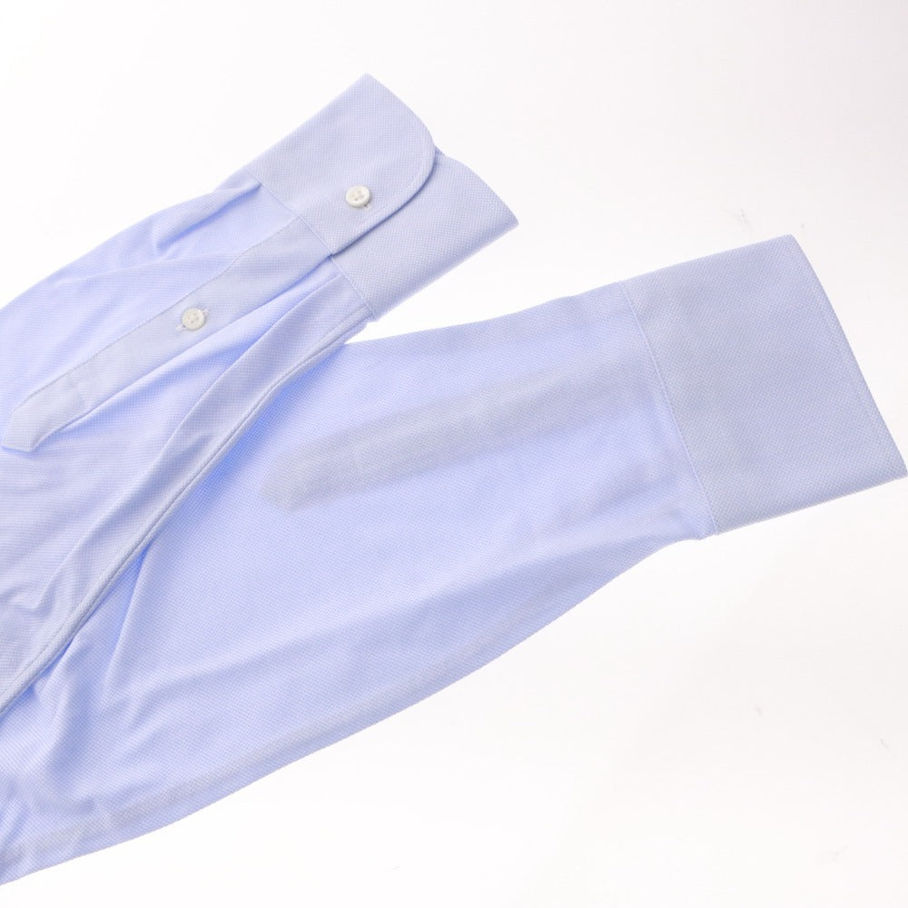 ■ Makers Shirt 鎌倉 ワイ/ドレスシャツ 長袖 トップス J-TECH EASY CARE KNIT パルパ ビジネス メンズ L ライトブルー タグ付き 未使用