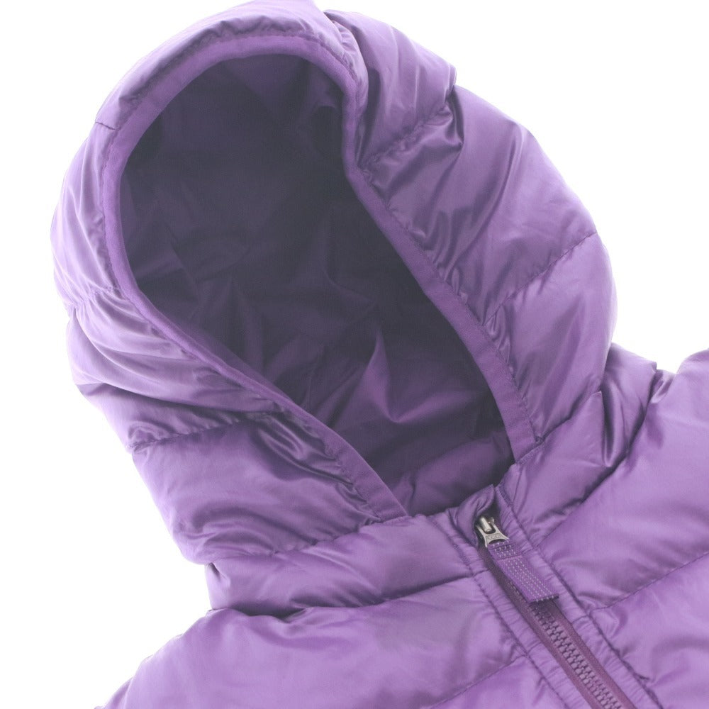 ■ Patagonia パタゴニア キッズ ダウンジャケット 長袖 アウター フード 子供服 メンズ レディース 4T(4歳向け) パープル 紫