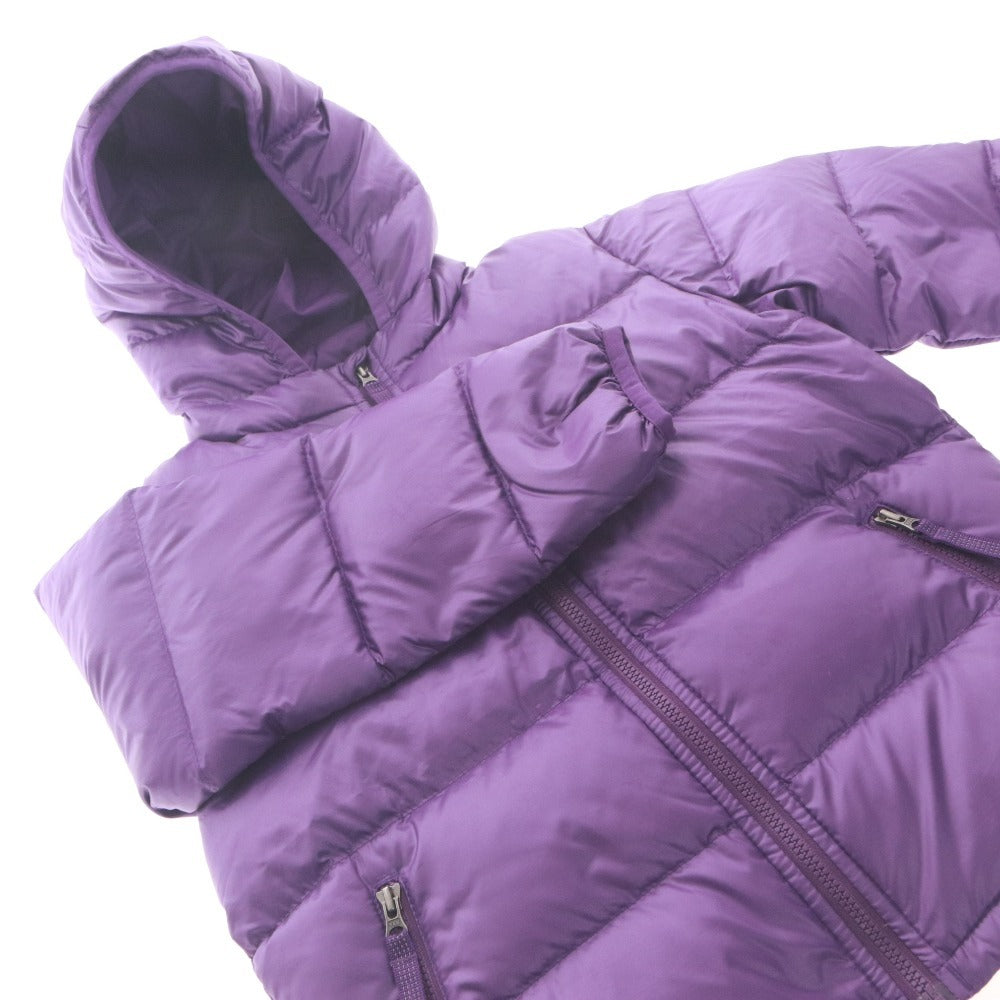 ■ Patagonia パタゴニア キッズ ダウンジャケット 長袖 アウター フード 子供服 メンズ レディース 4T(4歳向け) パープル 紫