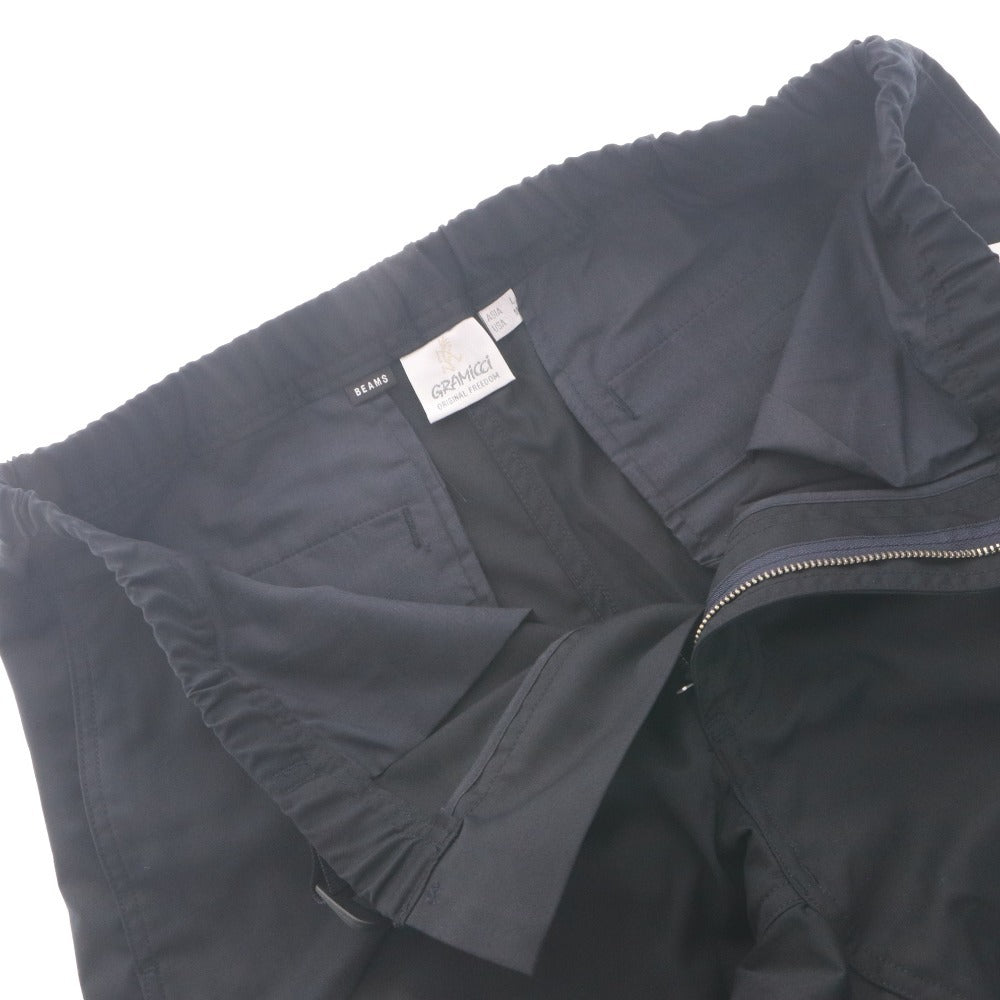 ■ GRAMICCI × BEAMS グラミチ ビームス コラボ パンツ ボトムス 別注 スラックス GMP2-F1006 メンズ L ネイビー タグ付き 未使用