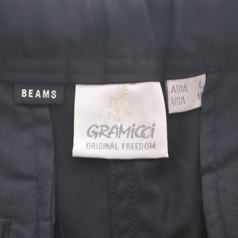 ■ GRAMICCI × BEAMS グラミチ ビームス コラボ パンツ ボトムス 別注 スラックス GMP2-F1006 メンズ L ネイビー タグ付き 未使用