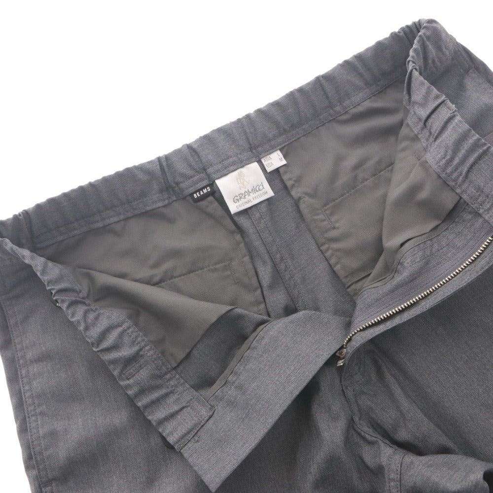 ■ GRAMICCI × BEAMS グラミチ ビームス コラボ パンツ ボトムス 別注 スラックス GMP2-F1006 メンズ L グレー タグ付き 美品