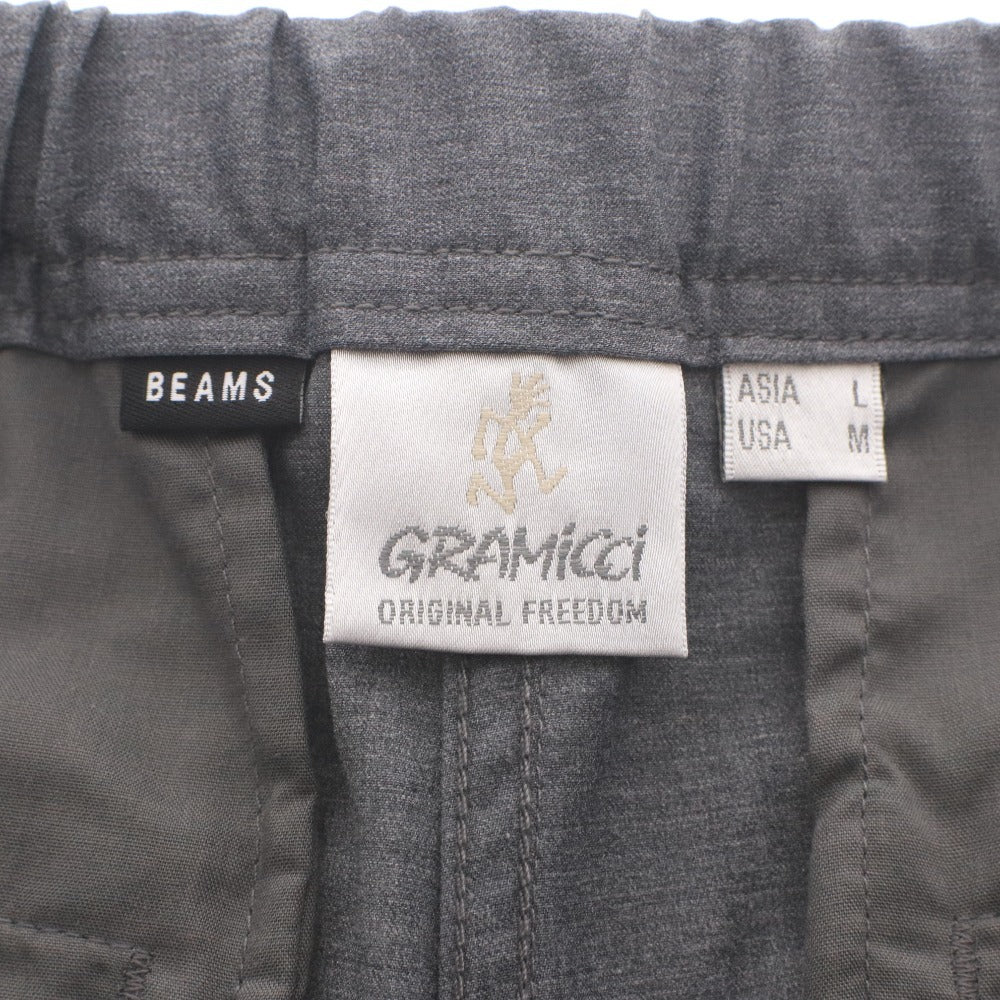 ■ GRAMICCI × BEAMS グラミチ ビームス コラボ パンツ ボトムス 別注 スラックス GMP2-F1006 メンズ L グレー タグ付き 美品