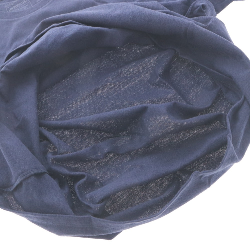 ■ パタゴニア Patagonia カットソー 半袖シャツ トップス P-6ラベル ポケット レスポンシビリティー メンズ M ネイビー タグ付き 未使用