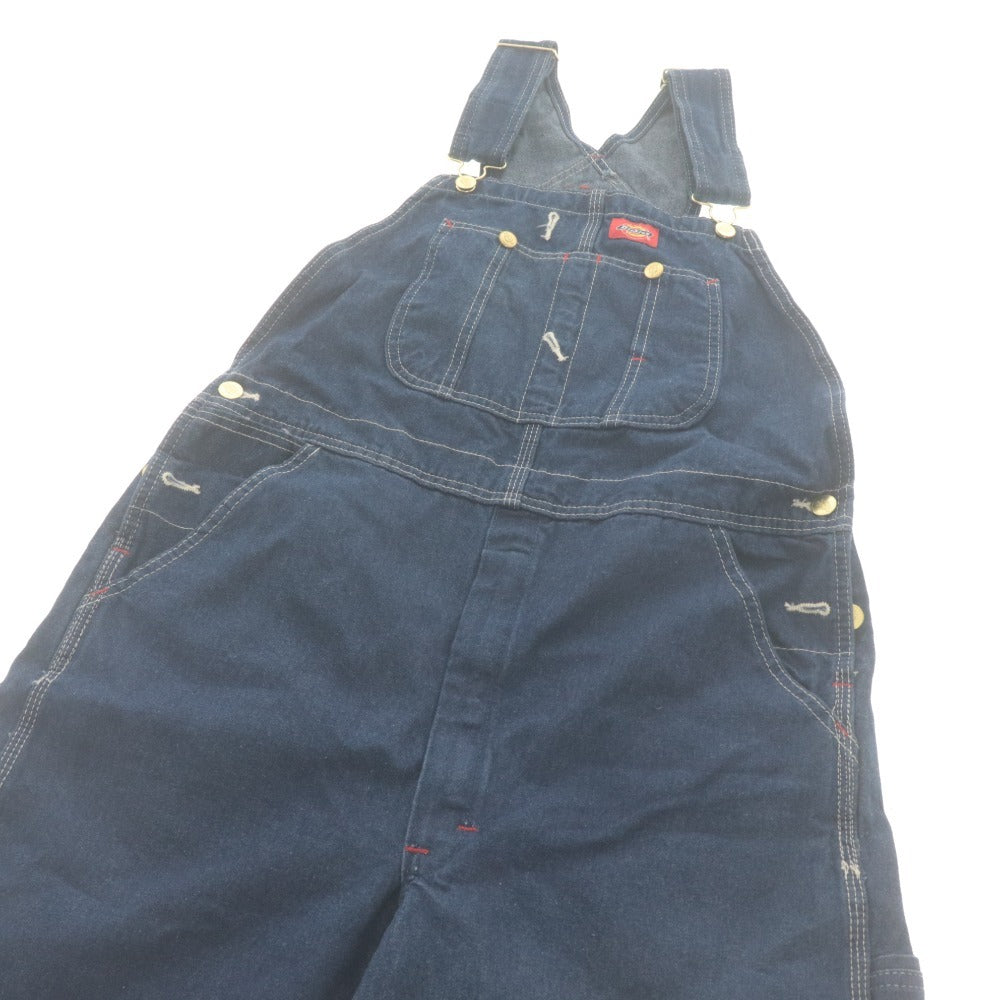 ■ Dickies Bib Overalls DB100 Bottoms Denim Patch Men's 30x32 Indigo Blue With Tags Unused