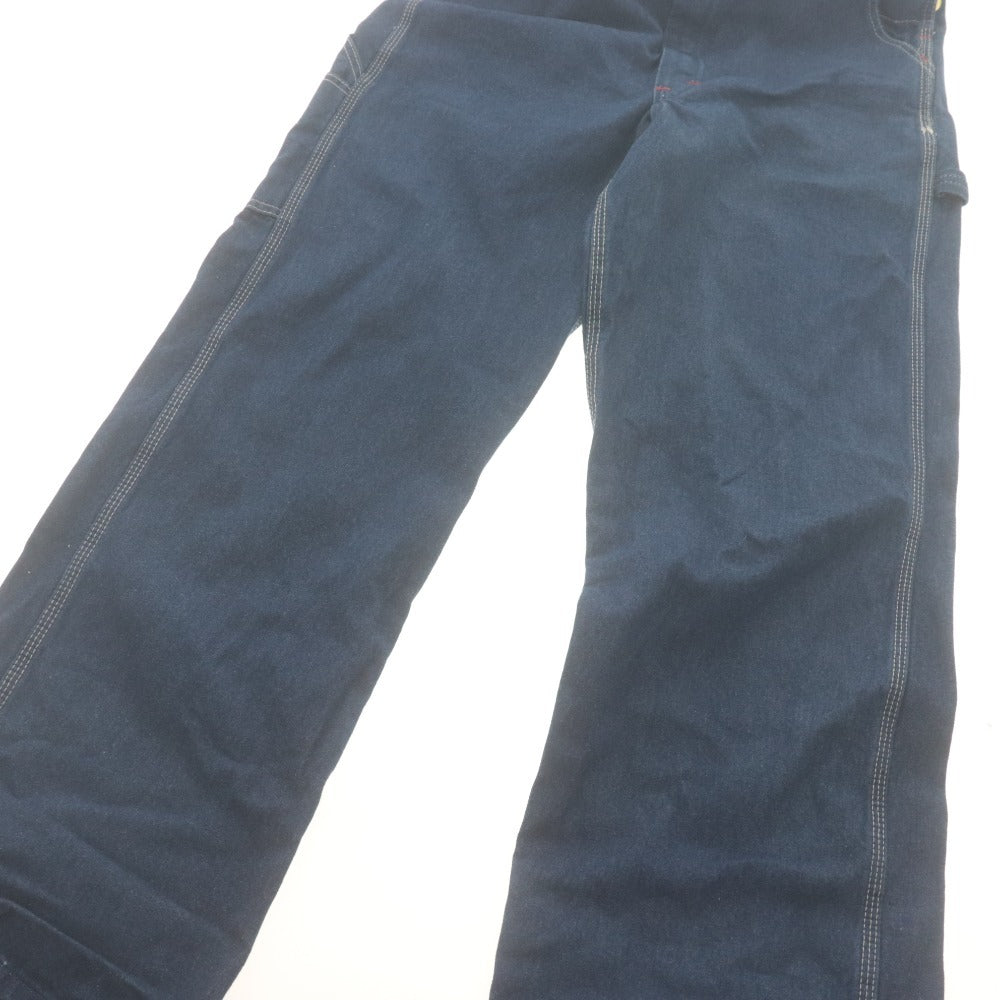 ■ Dickies Bib Overalls DB100 Bottoms Denim Patch Men's 30x32 Indigo Blue With Tags Unused