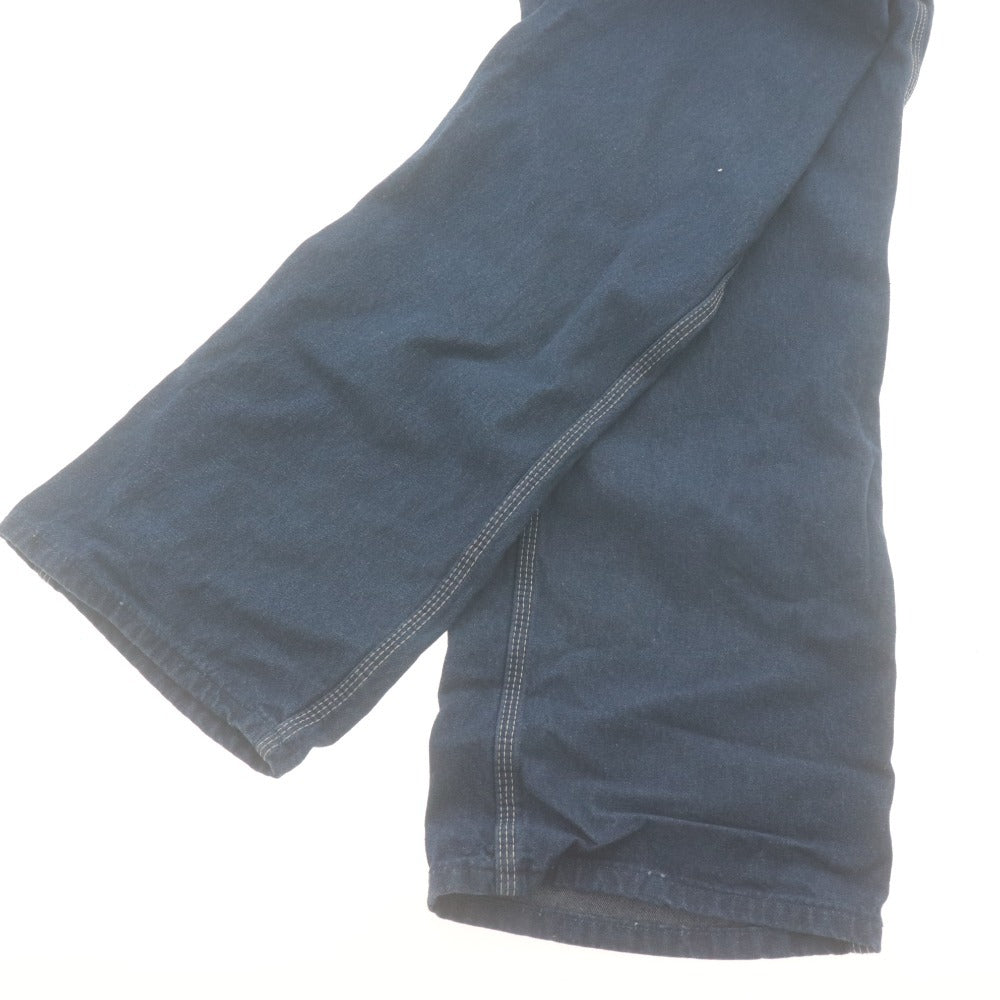 ■ Dickies Bib Overalls DB100 Bottoms Denim Patch Men's 30x32 Indigo Blue With Tags Unused