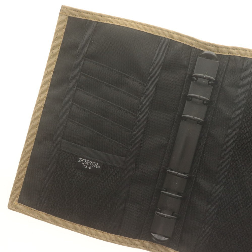 ■ PORTER ポーター 手帳カバー クリップ システム バインダー 6穴 吉田カバン ベージュ 未使用