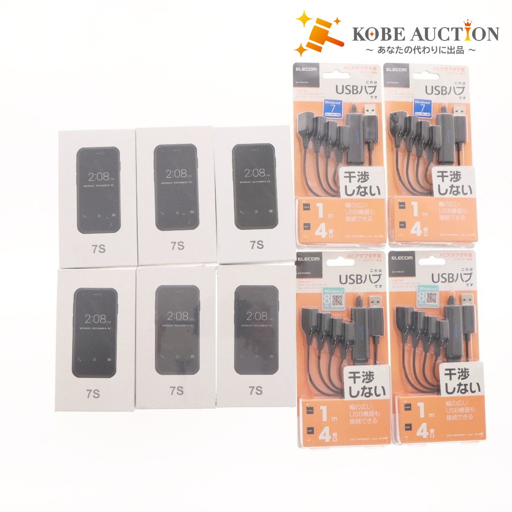 ■ SOYES ソイエス スマートフォン 7S 6台 エレコム USBハブ U2H-TM410BBK 4個 計10点セット まとめ売り 新品 未使用 付属品付き ジャンク