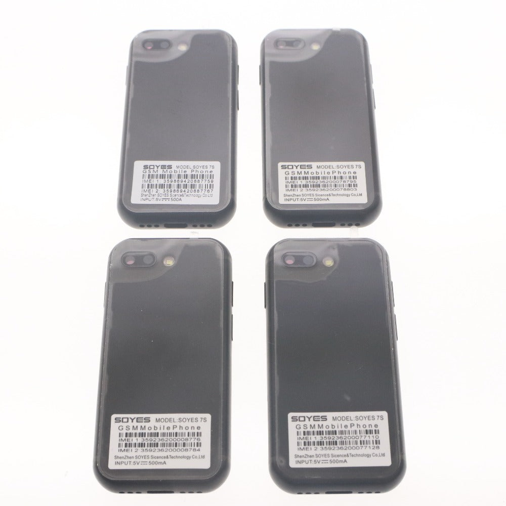 ■ SOYES ソイエス スマートフォン 7S 6台 エレコム USBハブ U2H-TM410BBK 4個 計10点セット まとめ売り 新品 未使用 付属品付き ジャンク