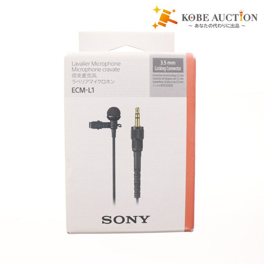 ■ SONY ソニー ラベリアマイクロホン ECM-L1 マイク エレクトレットコンデンサー型 20Hz～20000Hz 箱付き