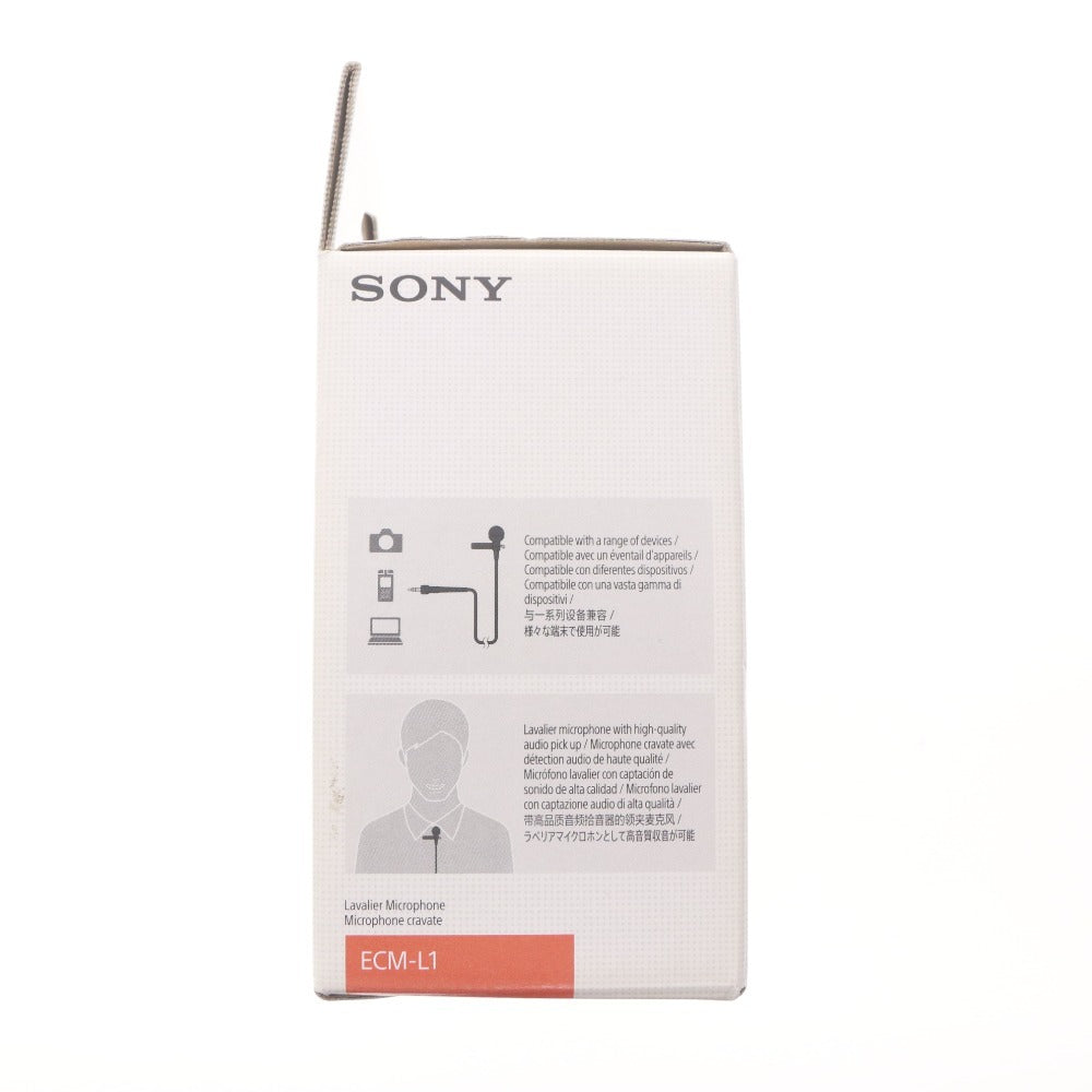 ■ SONY ソニー ラベリアマイクロホン ECM-L1 マイク エレクトレットコンデンサー型 20Hz～20000Hz 箱付き