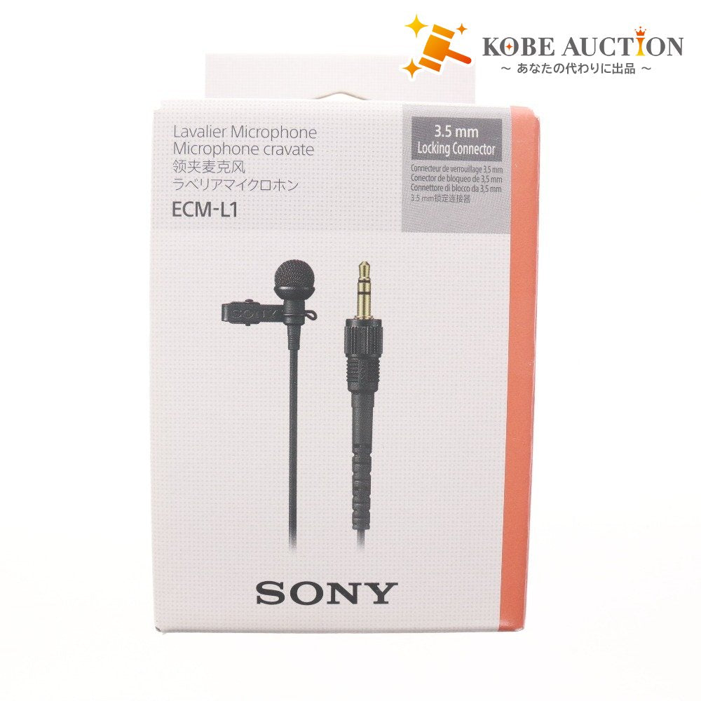 ■ SONY ソニー ラベリアマイクロホン ECM-L1 マイク エレクトレットコンデンサー型 20Hz～20000Hz 箱付き
