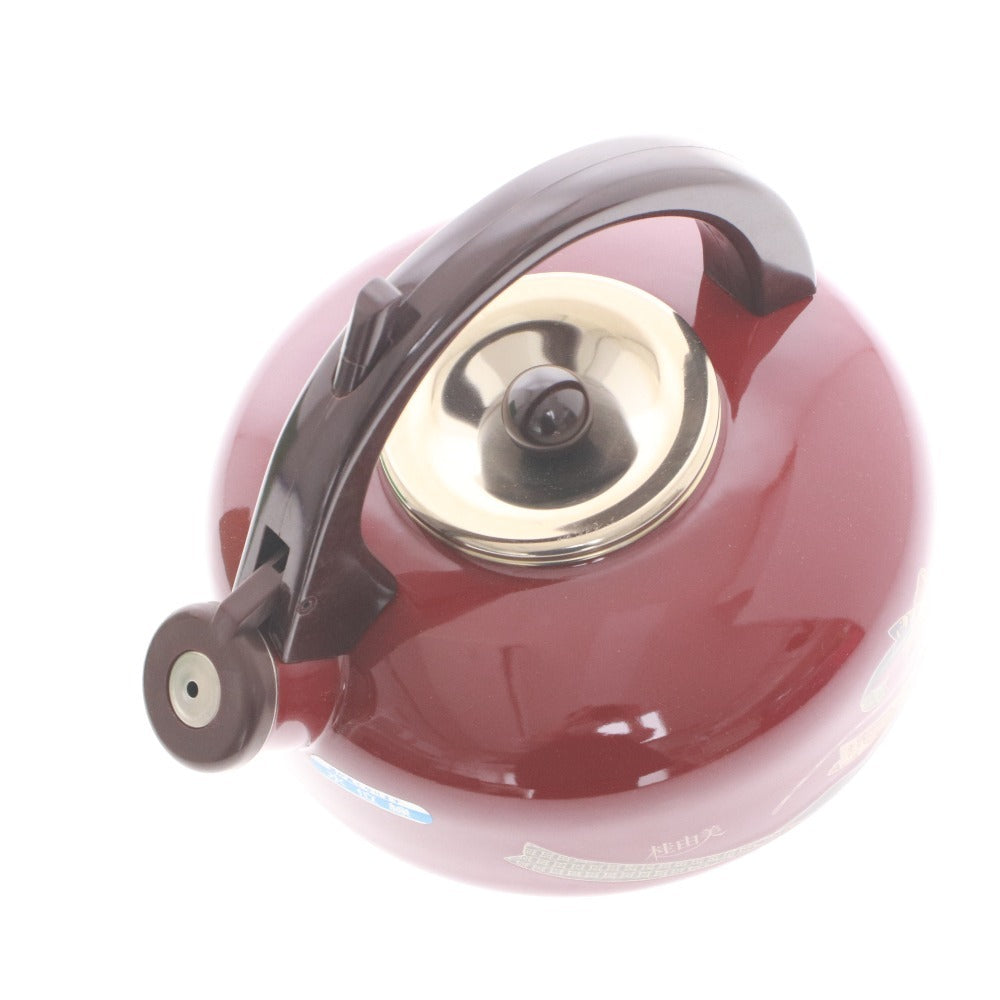 ■ 桂由美 やかん ケトル 金結び 笛吹 ホーロー製 2.5L 新品 未使用 箱付き