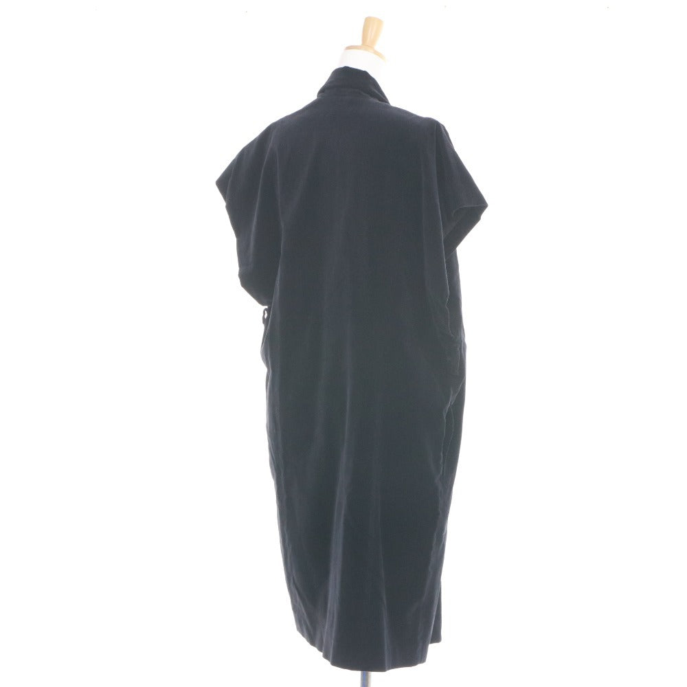 ■ COMME des GARCONS コムデギャルソン コート ジャケット アウター ノースリーブ 無地 レディース M ブラック