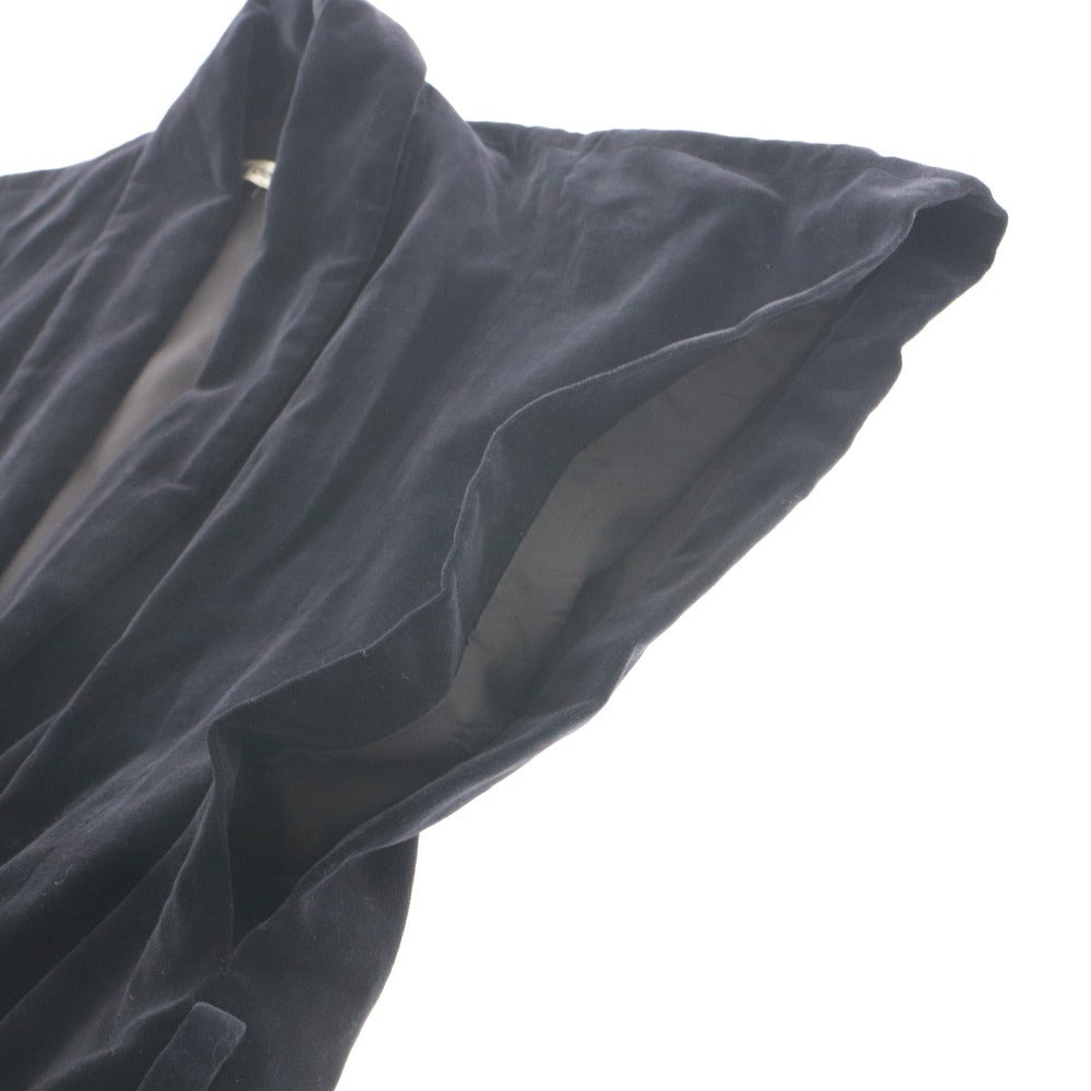 ■ COMME des GARCONS コムデギャルソン コート ジャケット アウター ノースリーブ 無地 レディース M ブラック