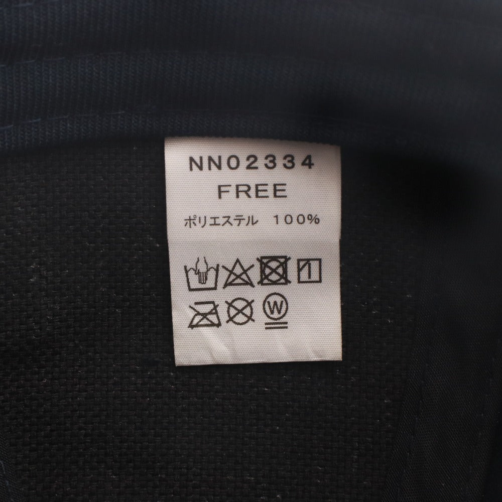 ■ THE NORTH FACE ノースフェイス キャップ 帽子 NN02334 ロゴ シンプル マジックテープ メンズ レディース FREE ネイビー系