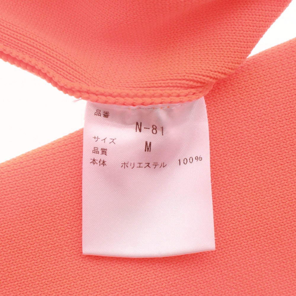 ■ SUNRISE サンライズ Tシャツ 長袖 丸首 トップス ウェア ゴルフ ロゴ 無地 メンズ レディース M オレンジ シール付き