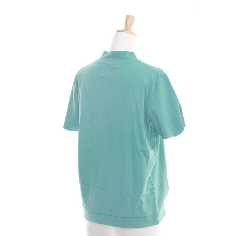 ■ 23区GOLF 23Fondation Tシャツ ウェア トップス 半袖 丸首 ゴルフウェア レディース 158~166 ブルーグリーン タグ付き 未使用