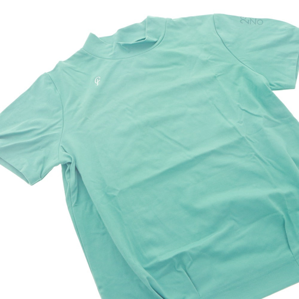 ■ 23区GOLF 23Fondation Tシャツ ウェア トップス 半袖 丸首 ゴルフウェア レディース 158~166 ブルーグリーン タグ付き 未使用