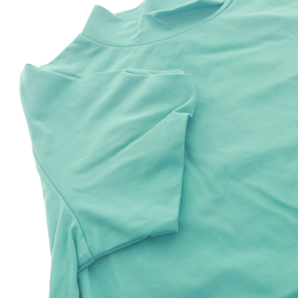 ■ 23区GOLF 23Fondation Tシャツ ウェア トップス 半袖 丸首 ゴルフウェア レディース 158~166 ブルーグリーン タグ付き 未使用