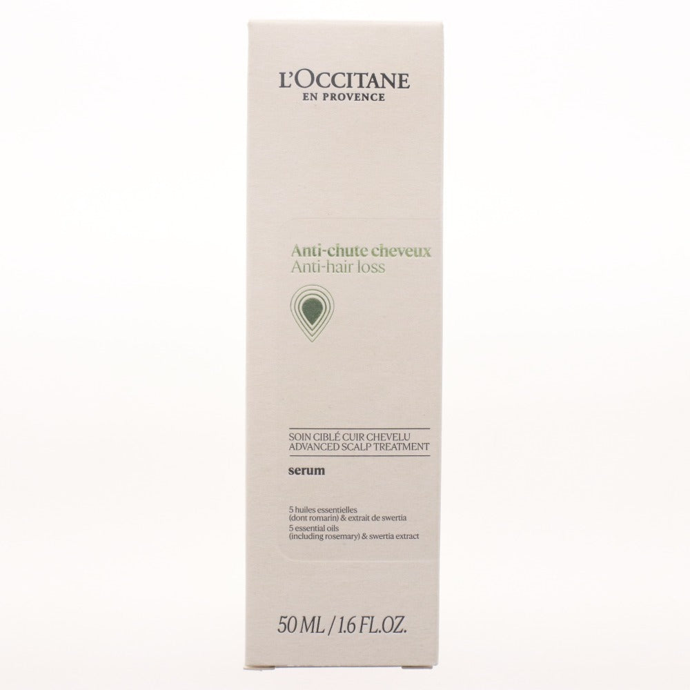 ■ L'OCCITANE ロクシタン 育毛剤 アドバンスト スカルプケア アンチヘアロスセラム 育毛美容液 50ML ヘアケア 箱付き