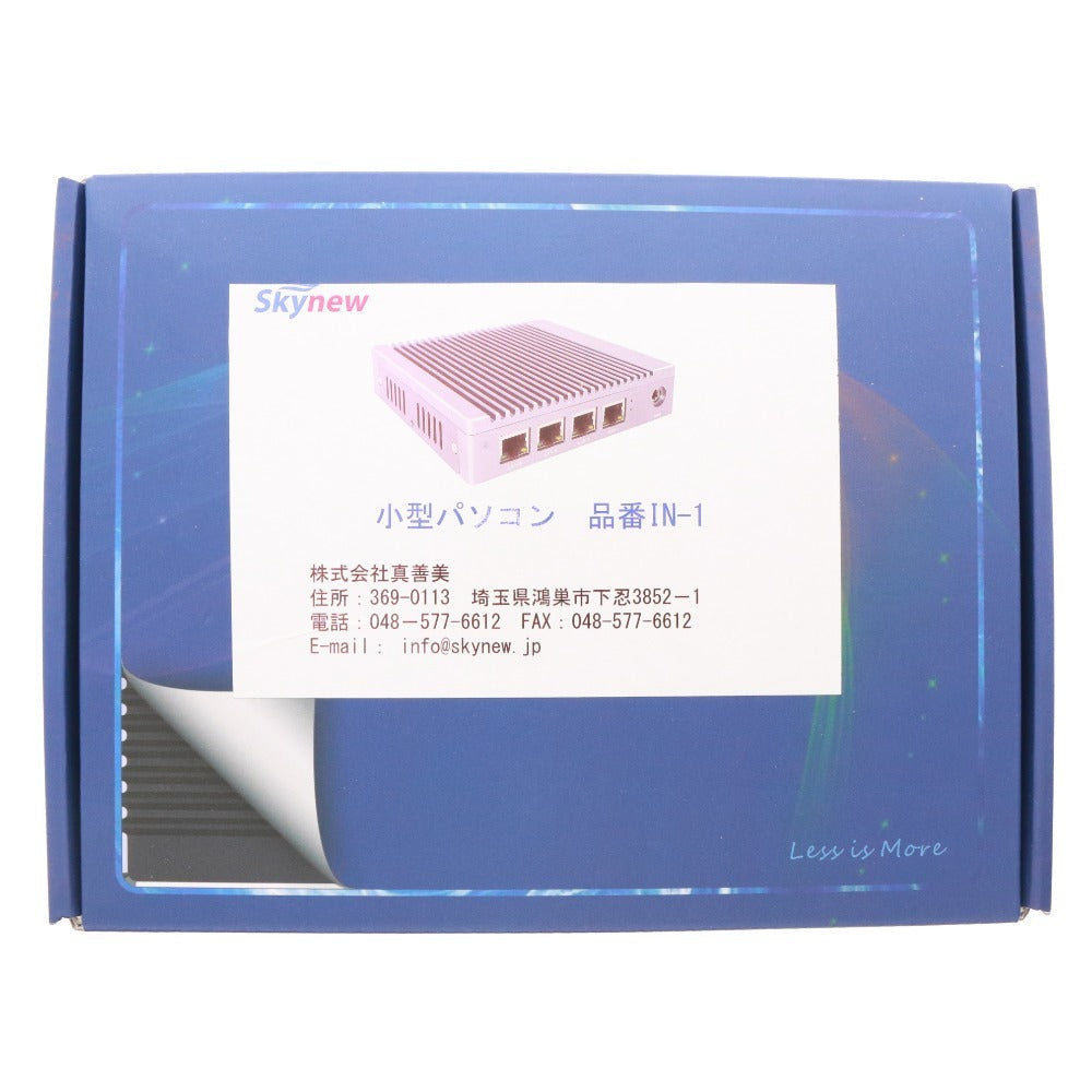 ■ Skynew スカイニュー 小型 パソコン IN-1 Intel Bay Trail-Celeron N2940 4GB ルーターPC 通電確認済み 箱 付属品付き