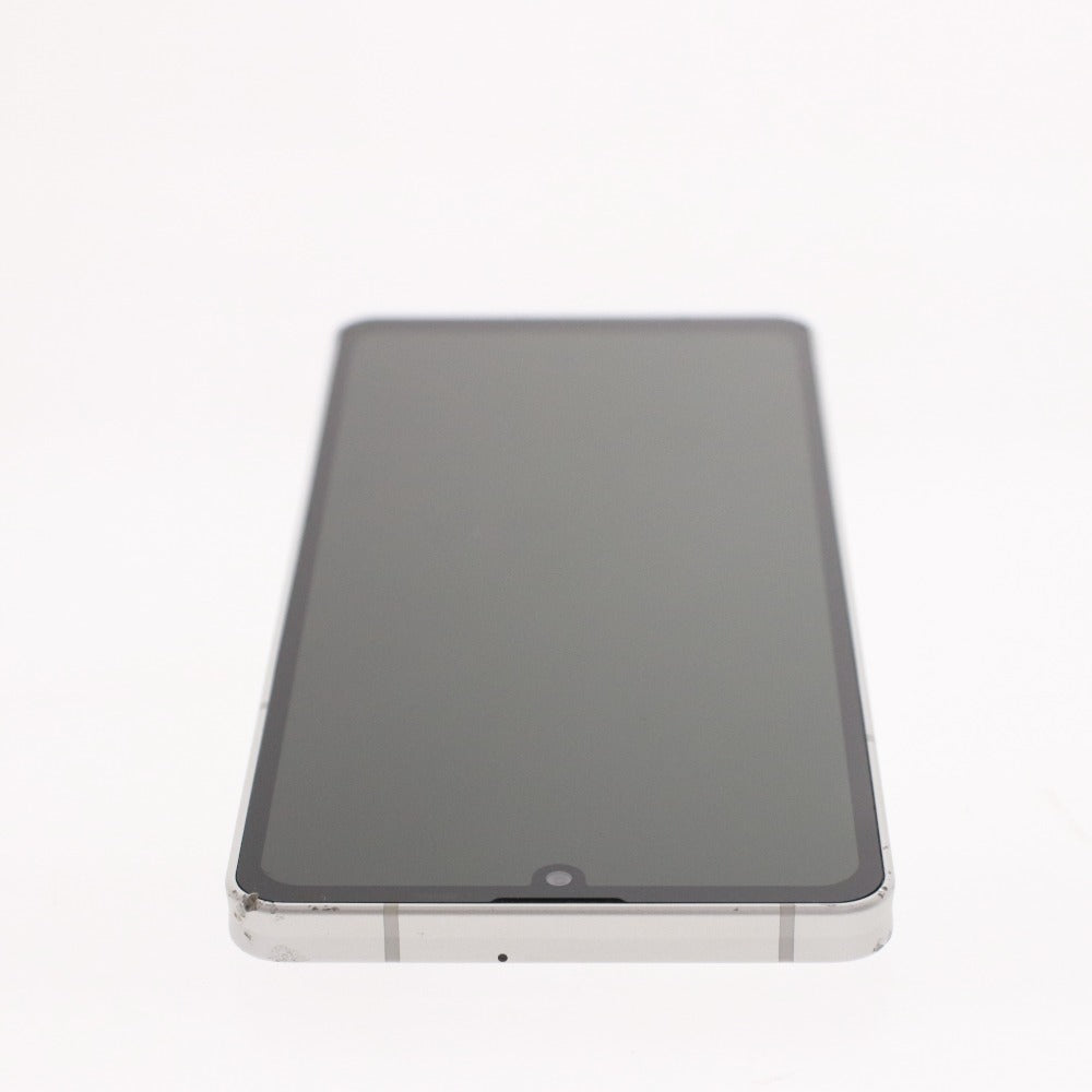 ■ SHARP シャープ スマートフォン AQUOS sense 6 6GB/128GB シルバー 初期化 通電確認済み 箱 付属品付き