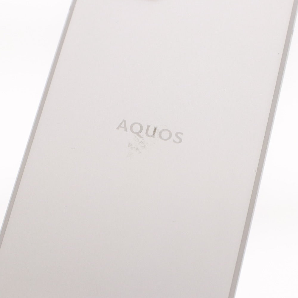 ■ SHARP シャープ スマートフォン AQUOS sense 6 6GB/128GB シルバー 初期化 通電確認済み 箱 付属品付き